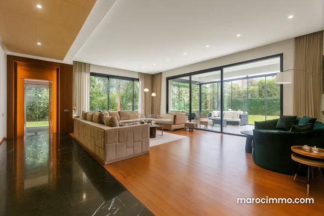 Vente somptueuse villa 890m2 4chambres avec piscine à Bouskoura Ville Verte — 5
