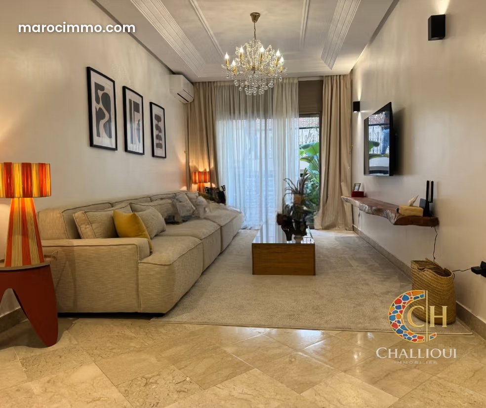 Appartement meublé avec terrasse à louer à Agdal Rabat — Rabat