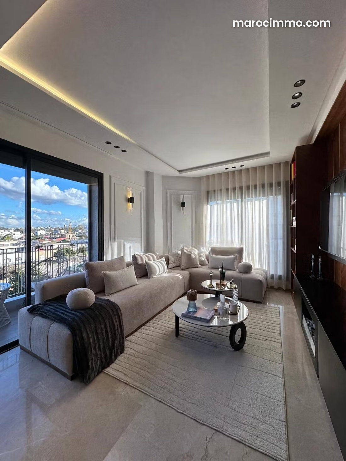 77 sqm Apartment, Top Floor, South-Facing, Franceville, Casablanca — Casablanca