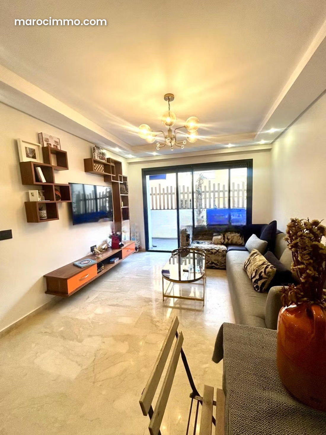 Appartement meublé 50 m², terrasse, Bourgogne, Casablanca — Casablanca