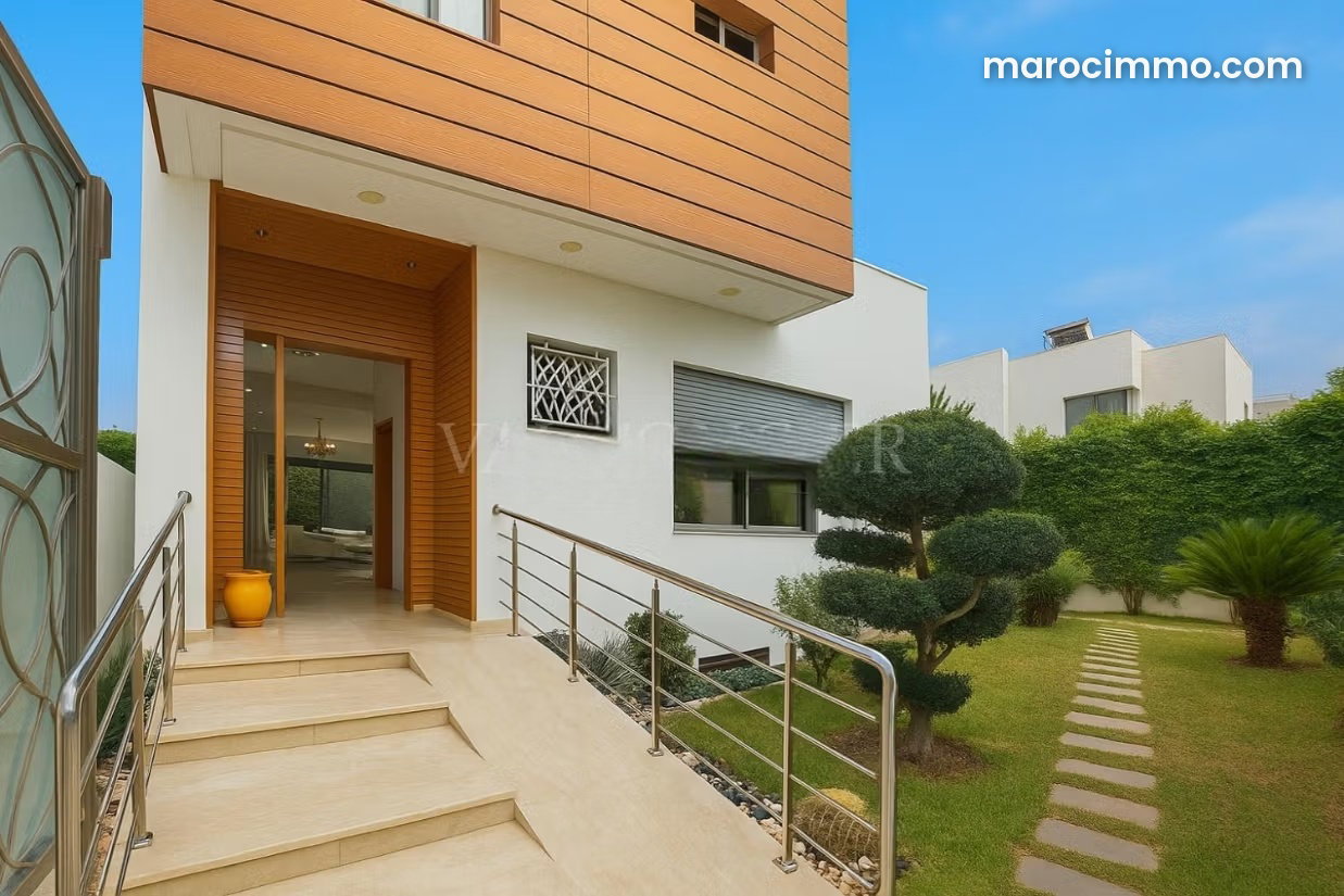 466 m² Sea-View Villa with Pool, Dar Bouazza — Dar Bouazza