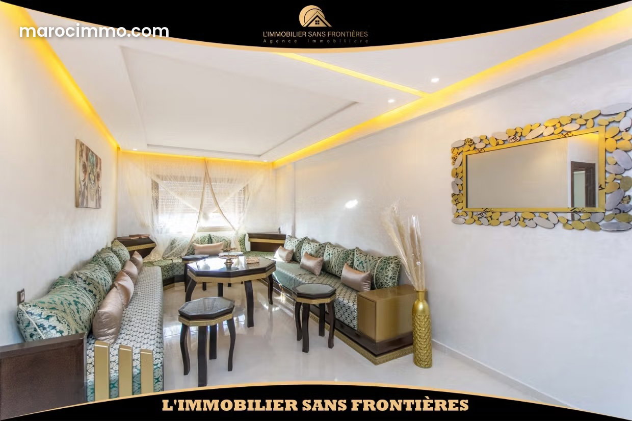 Appartement meublé avec terrasse et vue montagne à Targa Marrakech — Marrakech