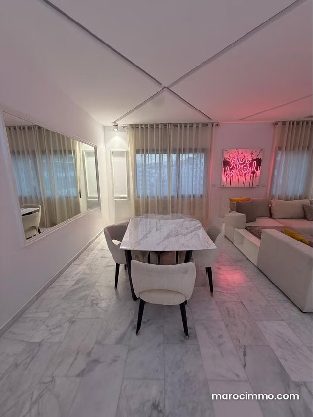 Vente d'un bel appartement meublé à Sania. Surface de 85 m². Bien meublé — 3