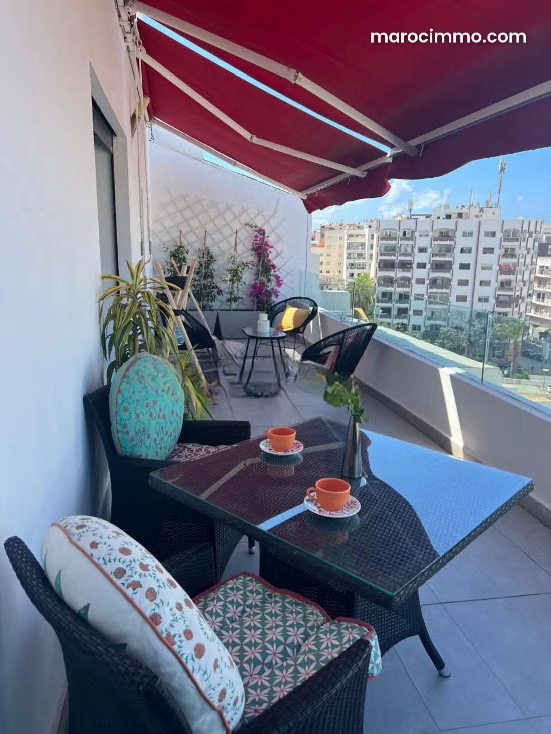 Furnished Apartment with Terrace in Gauthier, Casablanca — Casablanca