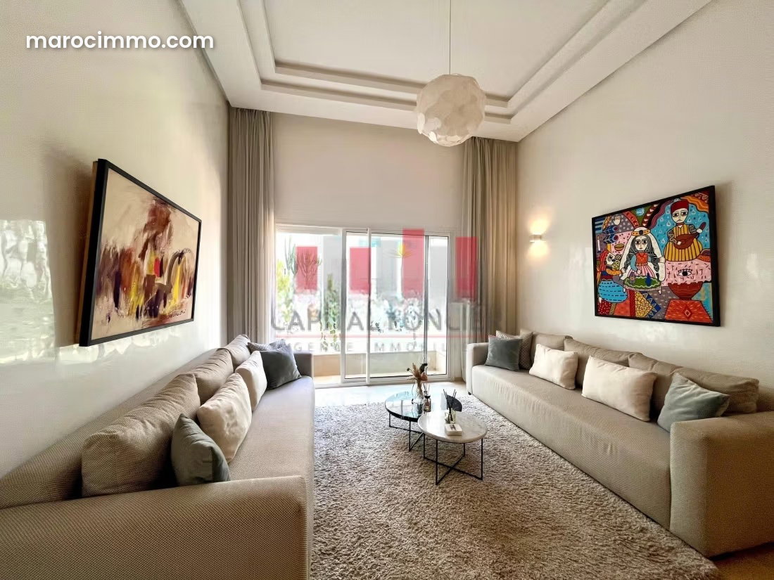 Furnished Apartment in Bourgogne, Casablanca, with Garden and Garage — Casablanca