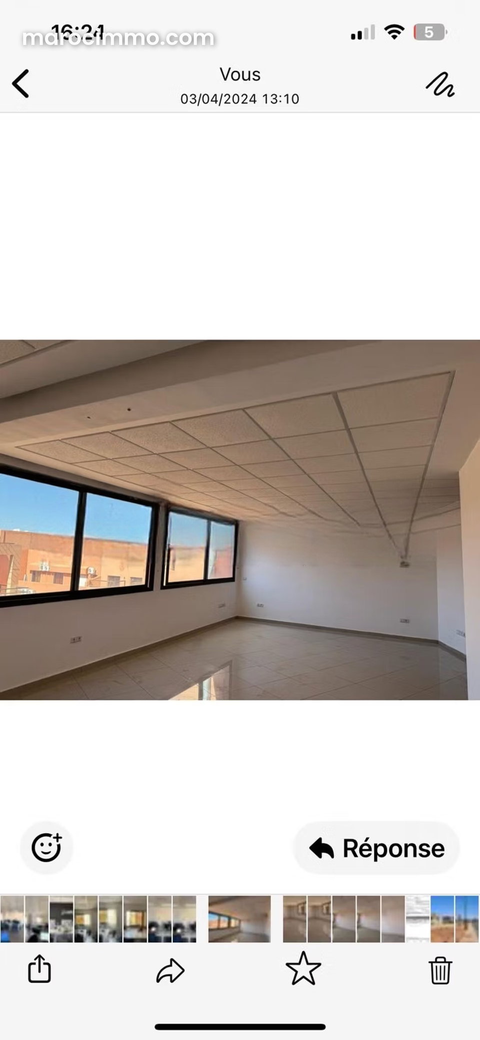 Vend bureaux de 48 m2 à Guéliz