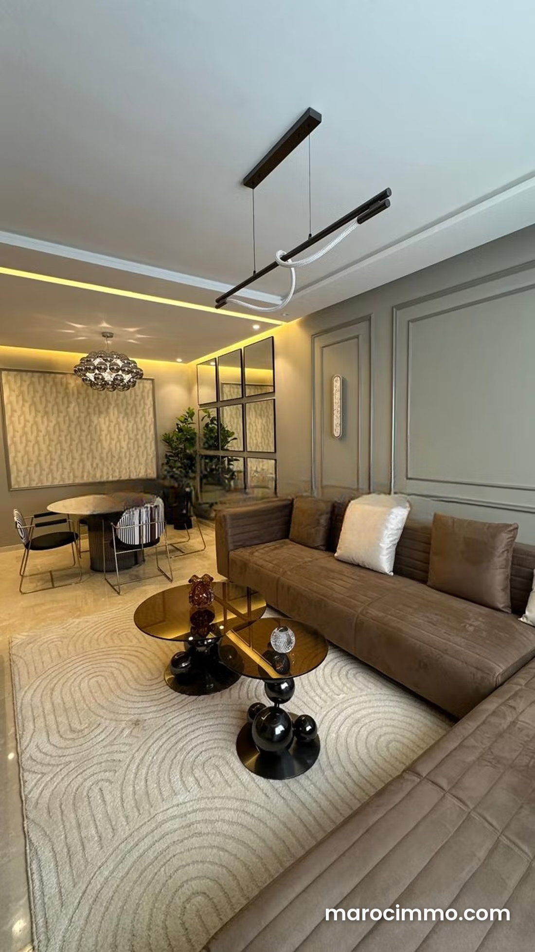 Three-Bedroom Apartment with Terrace in Ziatene, Tangier — Tangier