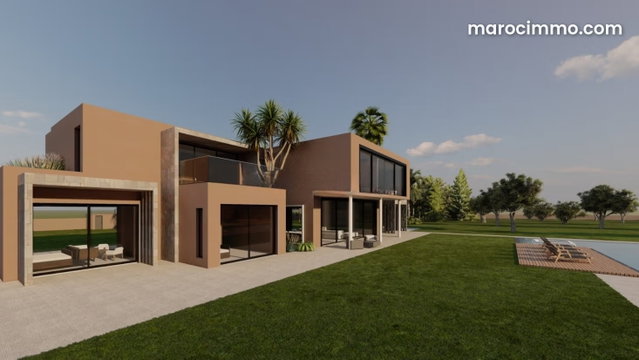 Maison de luxe à vendre à Tamazouzte. Superficie 500 m². Meublé — 2