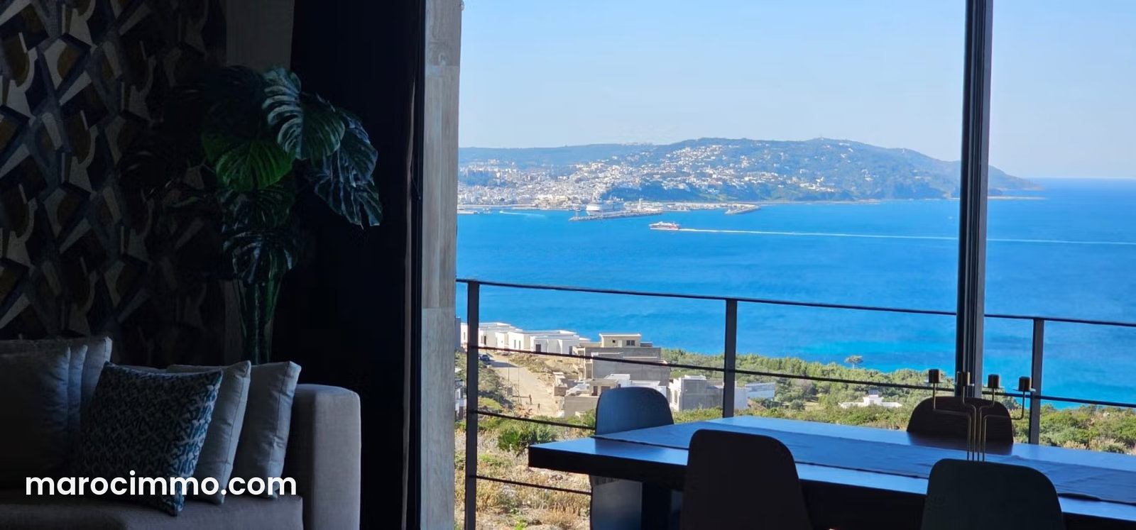 3-Bedroom Villa with Pool and Sea Views, Central Tangier — Tangier