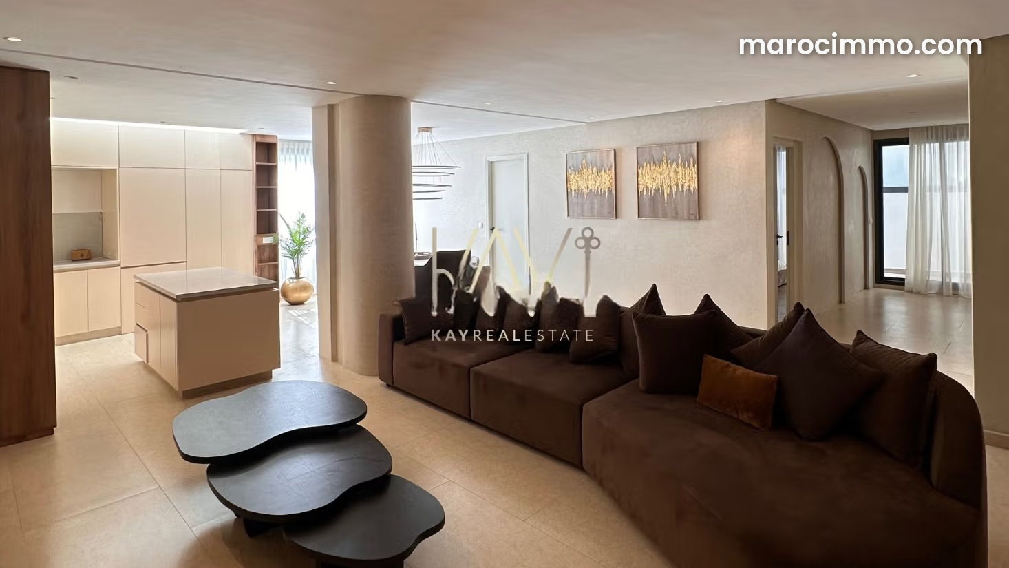 200 sq m, 3-bedroom apartment with pool, Sania, Tangier — Tangier