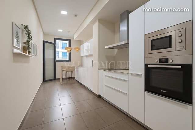 2-Bedroom Furnished Modern Apartment with Terrace for Rent at Anfaplace, Ain Diab — 5