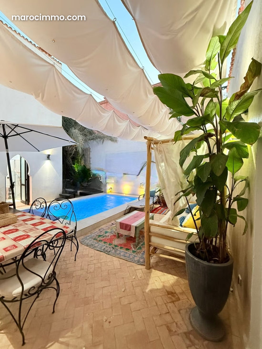 Maison 4 chambres avec piscine, Palmeraie, Marrakech — Marrakech