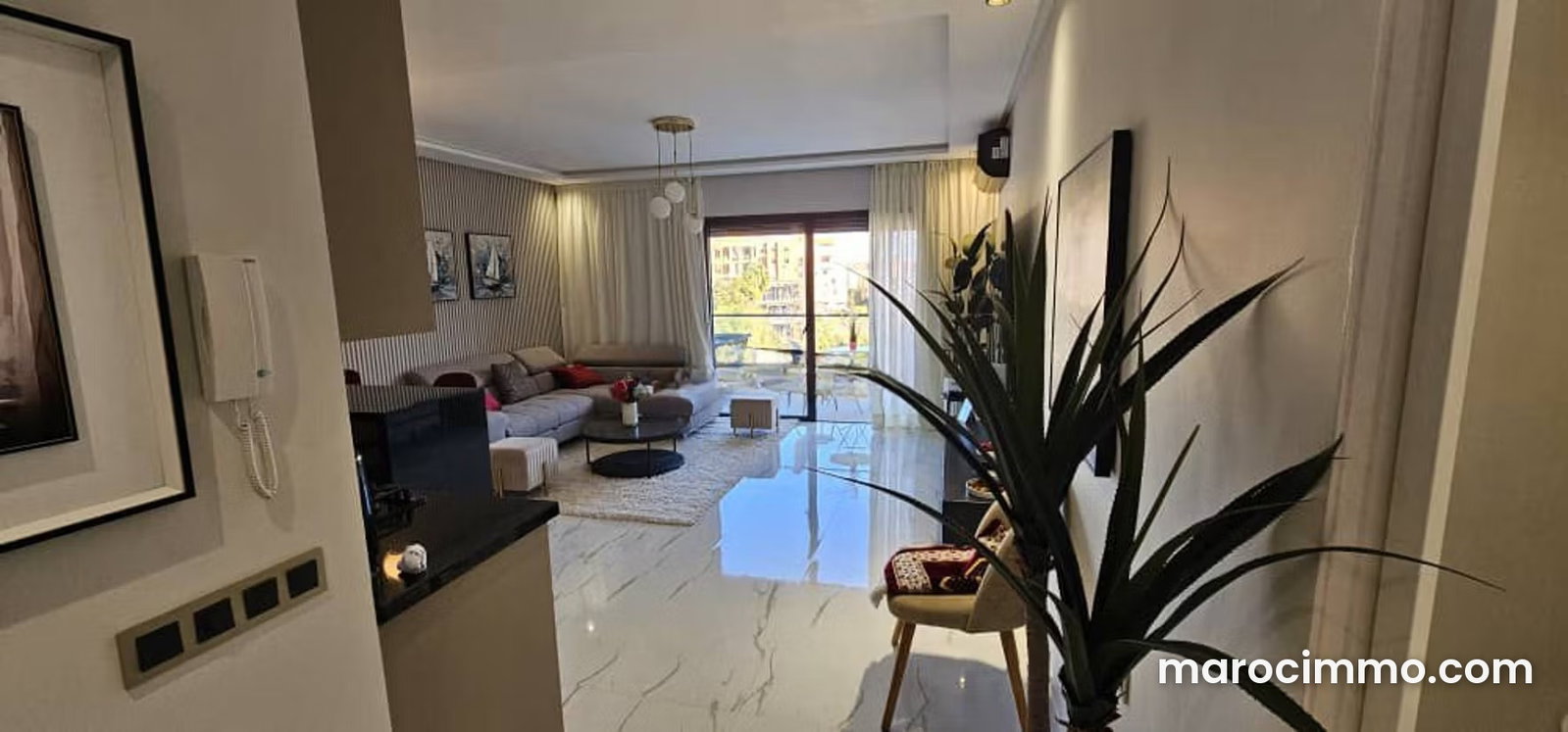 Furnished 85 sqm Apartment for Rent in El Ghoul, Marrakech — Marrakesh