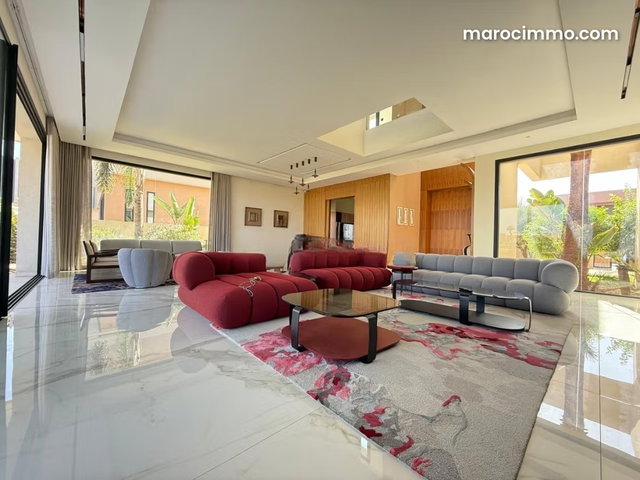 Marrakech – Villa de prestige en front de golf à Amelkis — 4