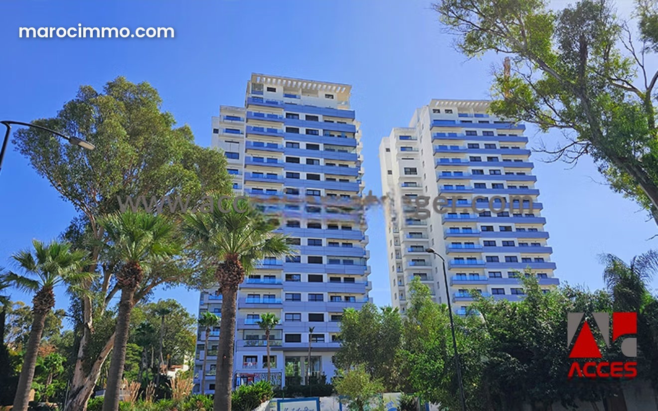 Furnished 96 m² Apartment with Sea View, Malabata, Tangier — Tangier