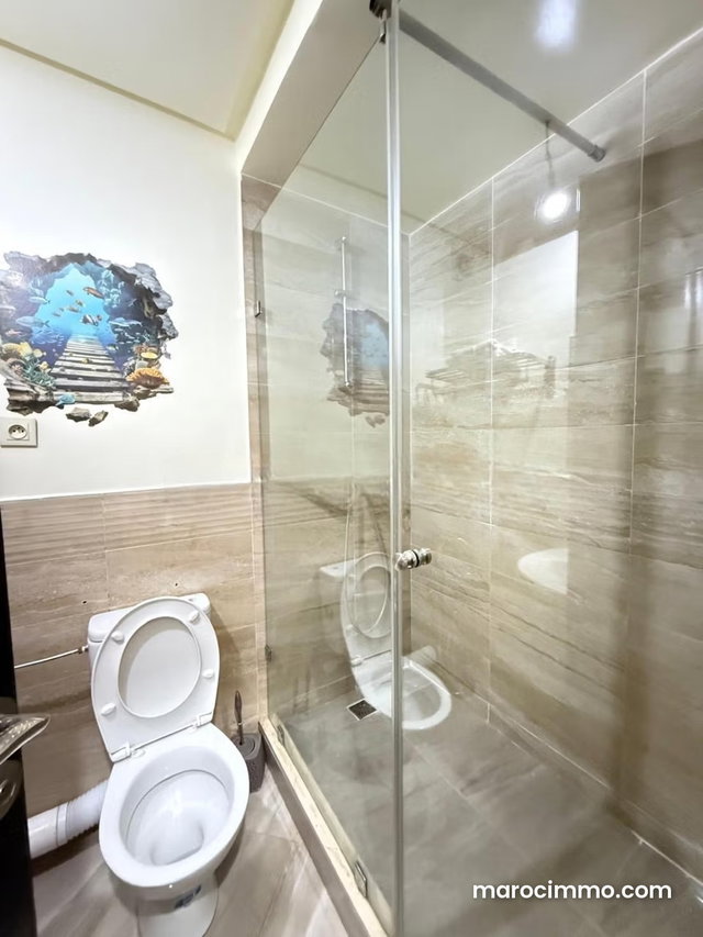 À Vendre: Bel appartement meublé – Rez de jardin à Jnane Aourad 73 m² — 4
