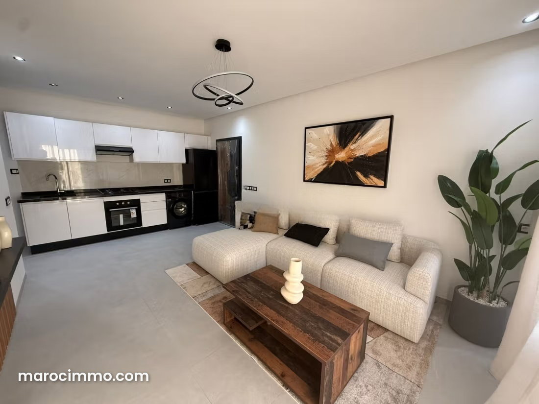 Furnished 55 m² Apartment with Terrace, Guéliz, Marrakech — Marrakesh