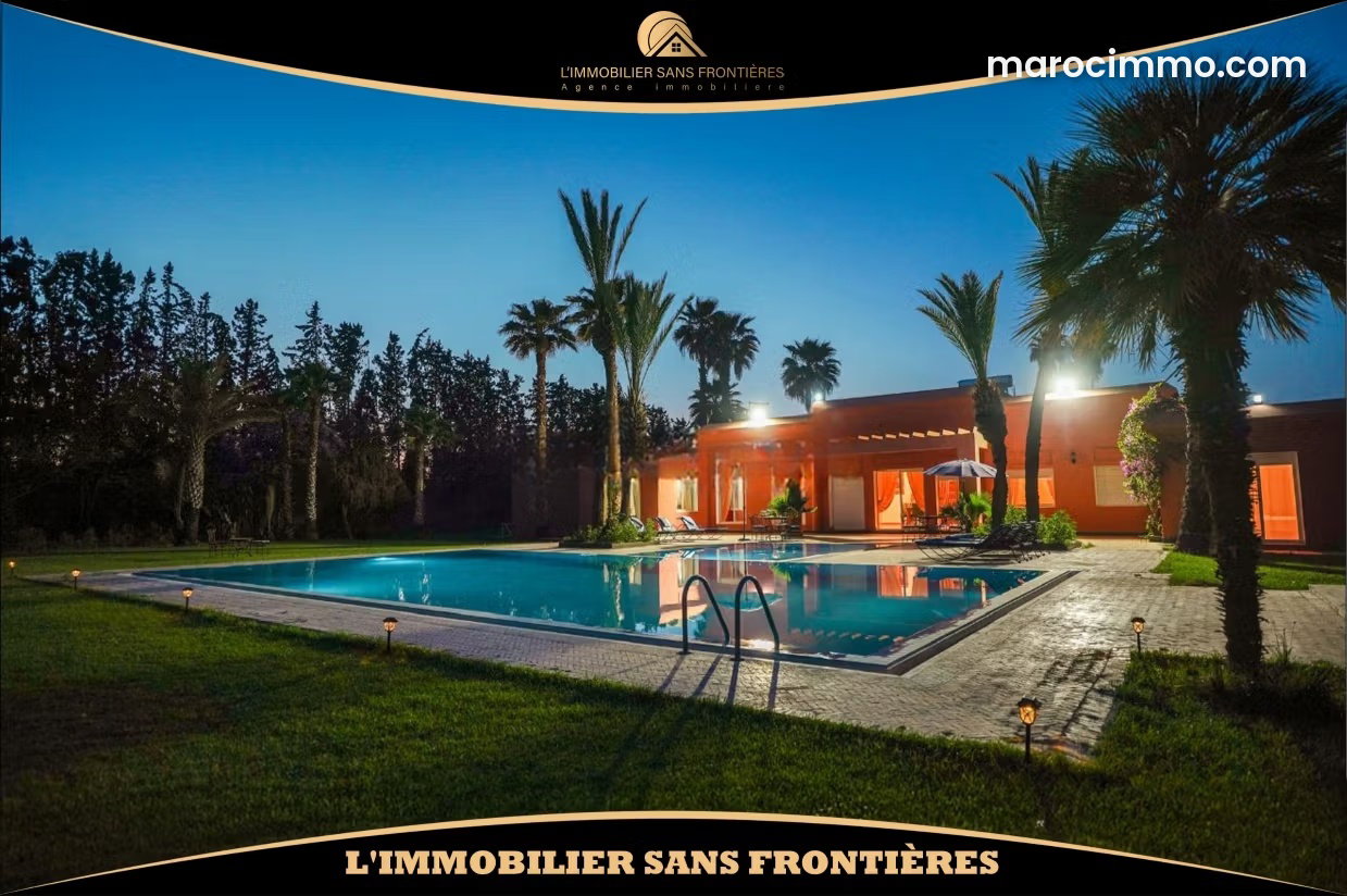 Furnished 6-bedroom villa, Route de Fès, Marrakech, for rent — Marrakesh