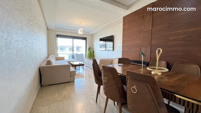 Furnished Apartment with Sea View and Pool for Long-Term Rent – Dar Bouazza High-End Residence — 2