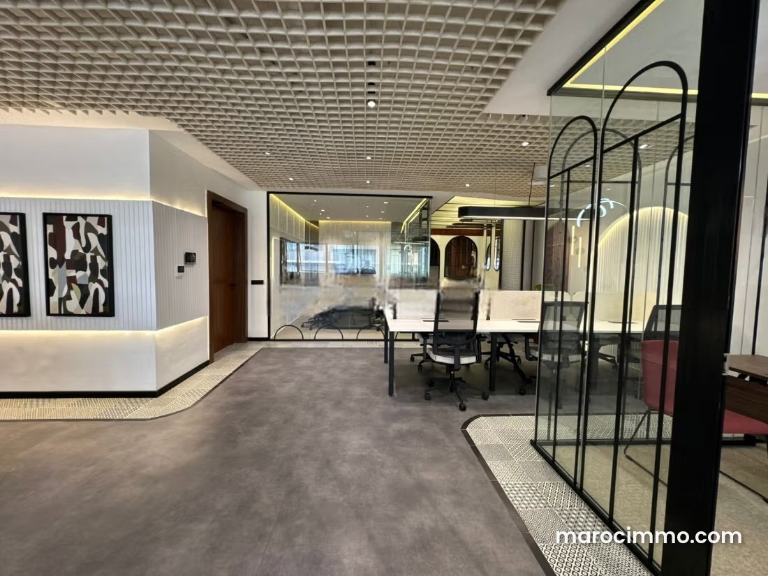 254 sqm Office in Casablanca Finance City, Fitted and Ready — Casablanca
