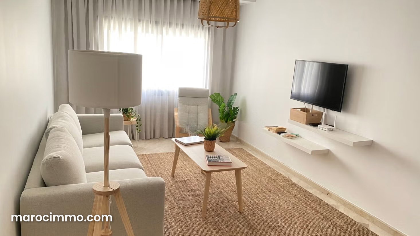 Furnished 60 sqm Apartment, 1 Bedroom, Ferme Bretone, Casablanca — Casablanca