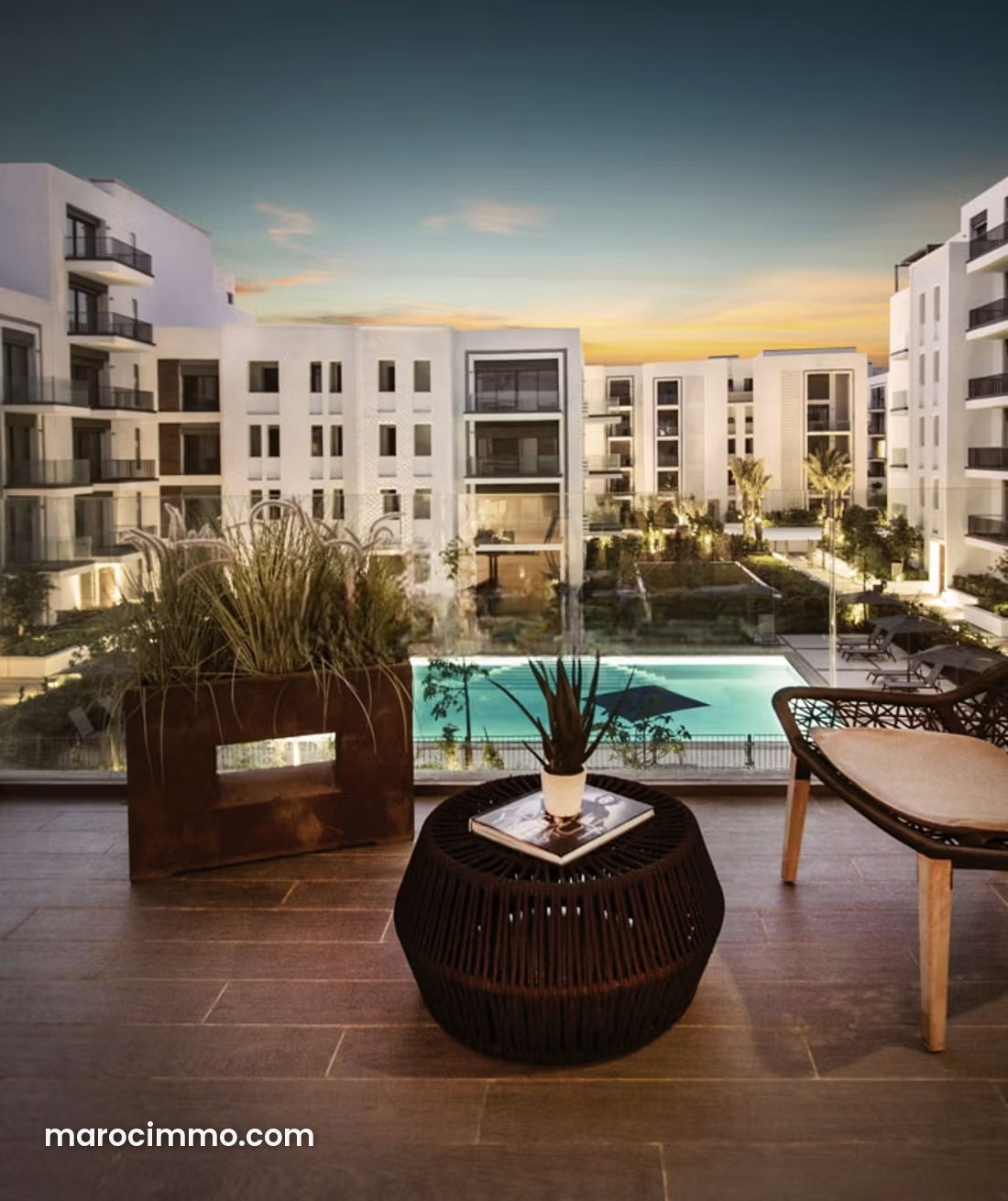 4-Bedroom Apartment with Pool and Terrace in Souissi, Rabat — Rabat