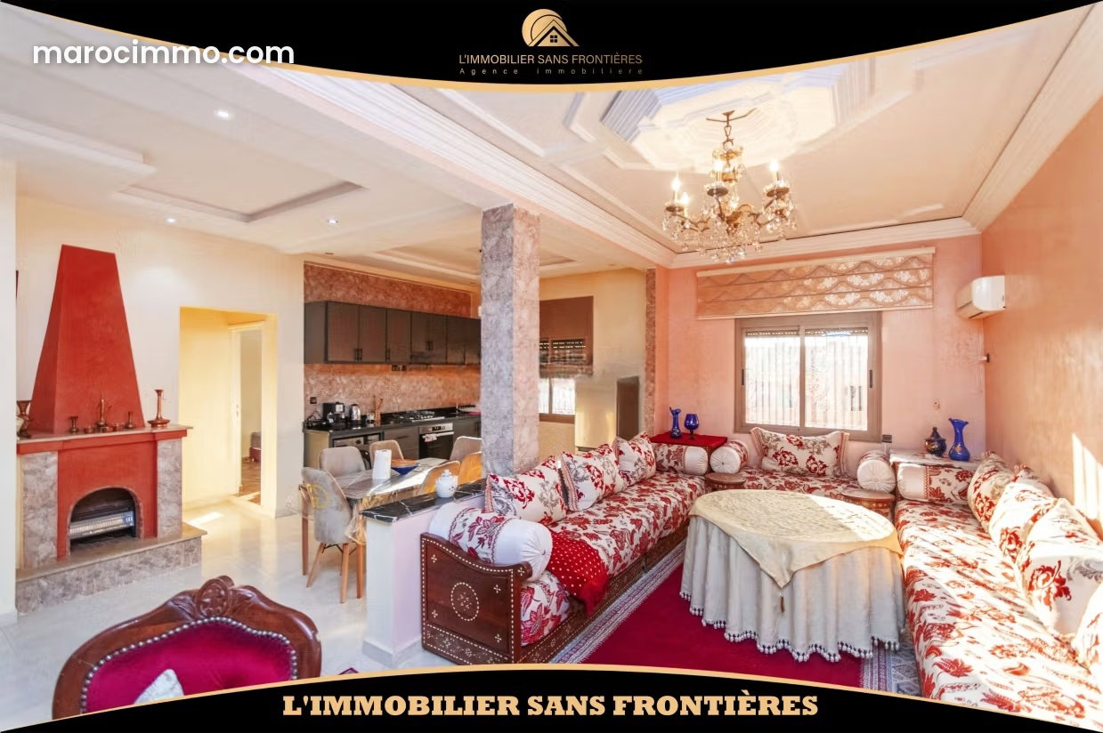 Furnished 170 sqm apartment with terrace in Massira 3, Marrakech — Marrakesh