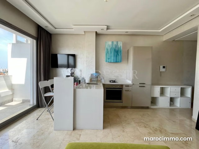 Location Superbe studio meublé sans vis à vis avec une très belle vue CIL, Casablanca — 5