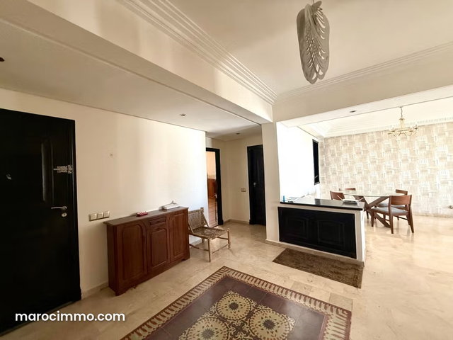 En Loaction Meubles: Magnifique Appartement 3 Chambres avec terrasse en étage élevé sans vis à vis a Gauthier, Casablanca — 5