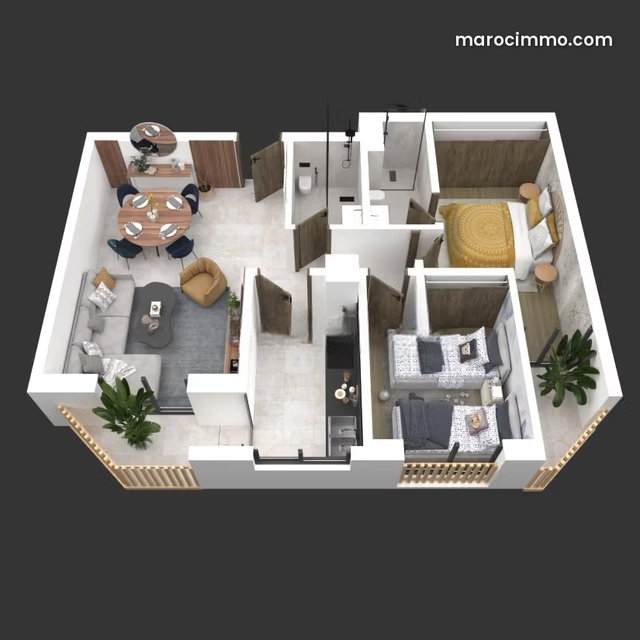 Luxury Apartment in Maarif on Boulevard Al Fourat — 2