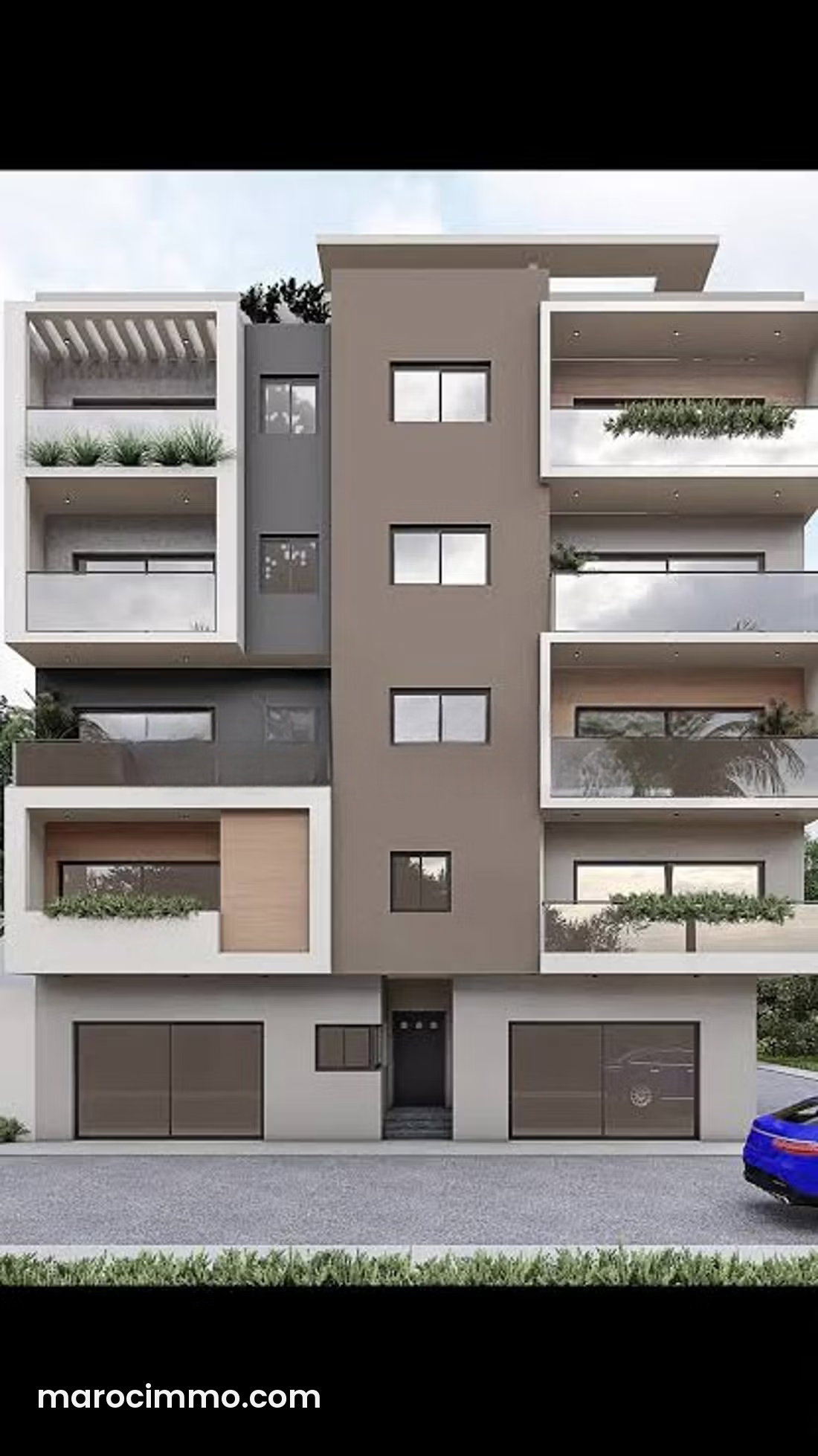 Terrain 751 m² R+4, Agdal Rabat, projet hôtel ou bureaux — Rabat