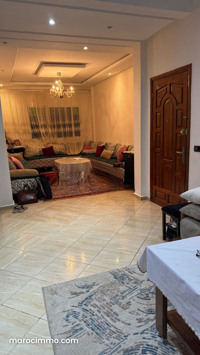 For Sale: 3-Bedroom Apartment in Al Moustakbal. Fully Equipped Kitchen — Temara