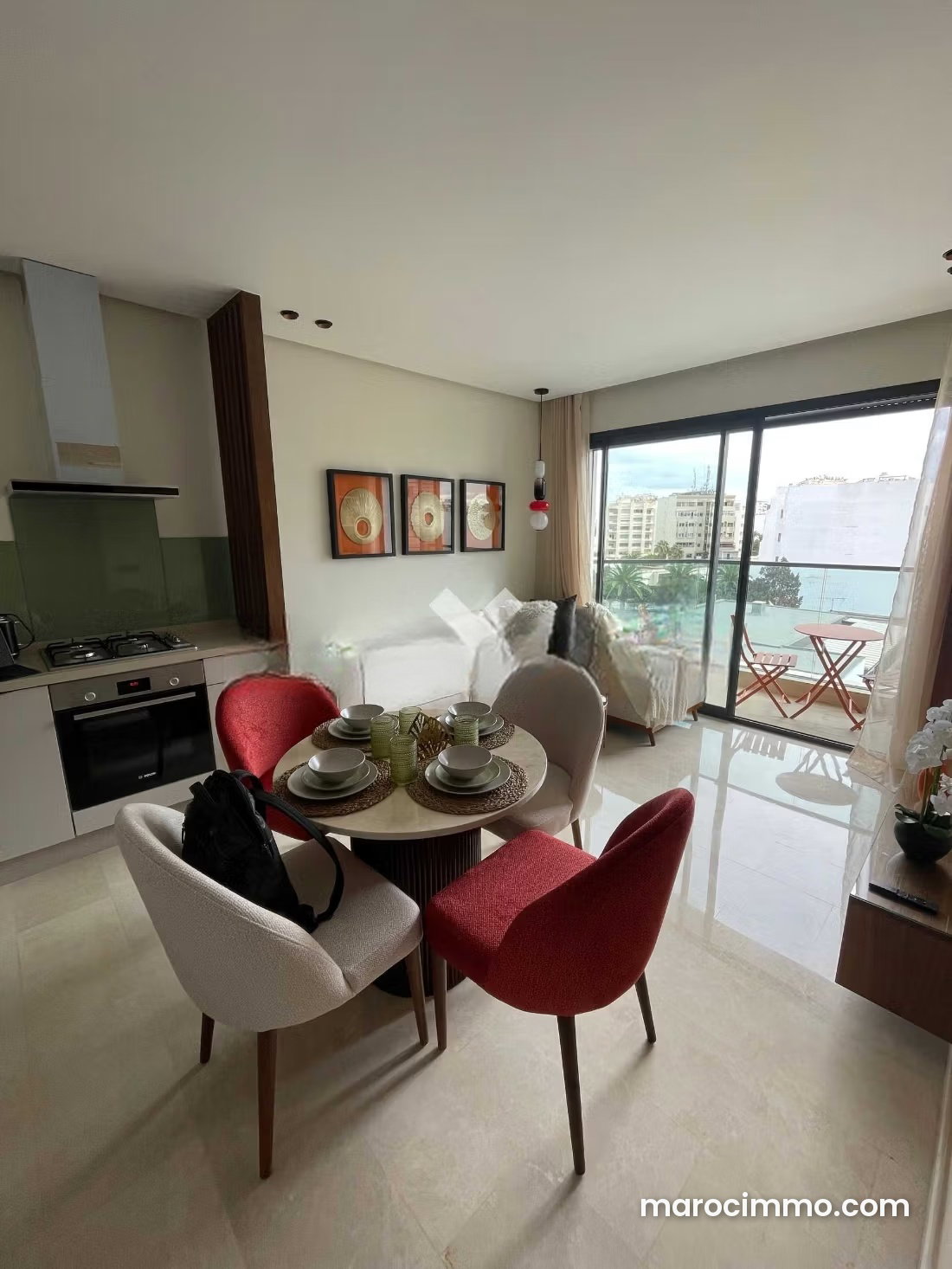 Furnished apartment in Palmier, Casablanca, for rent — Casablanca