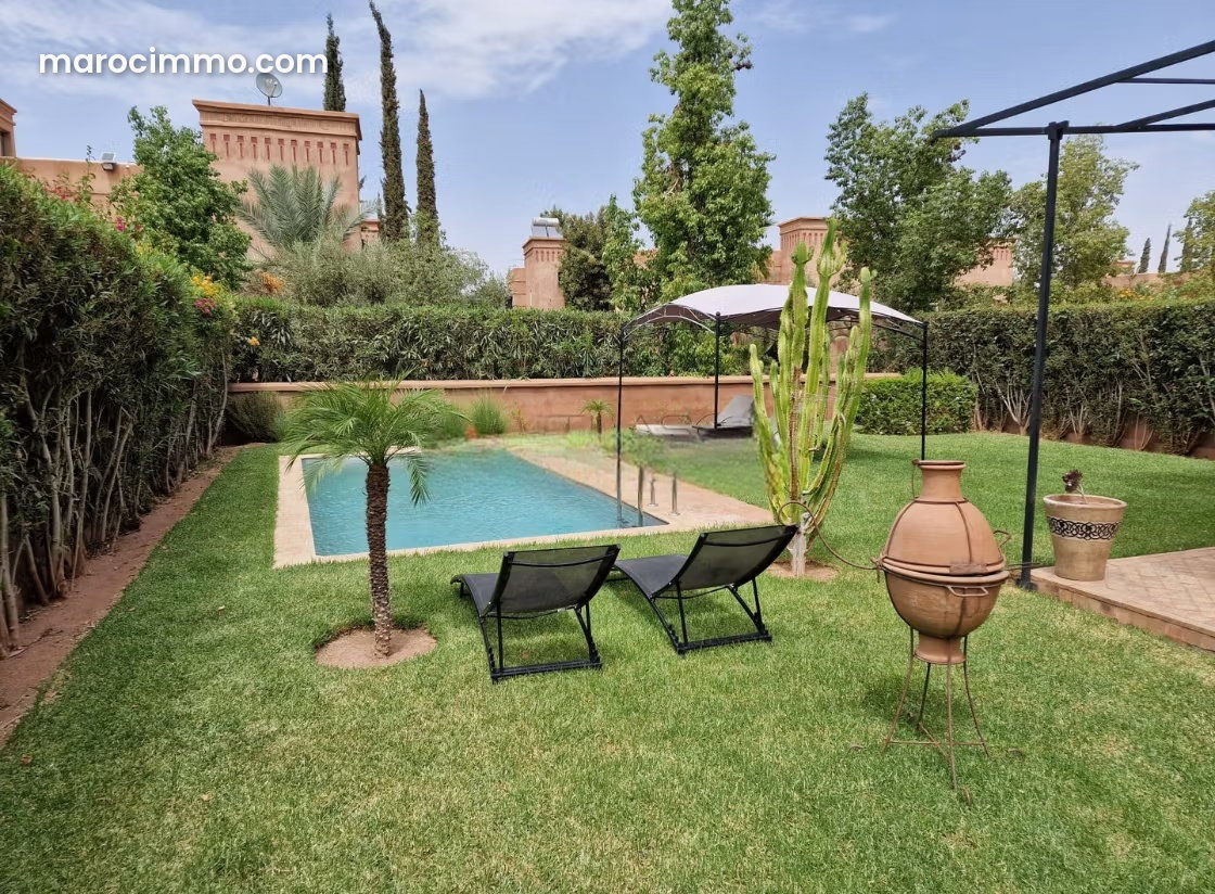 Villa meublée avec piscine, Route de Ouarzazate, Marrakech — Marrakech