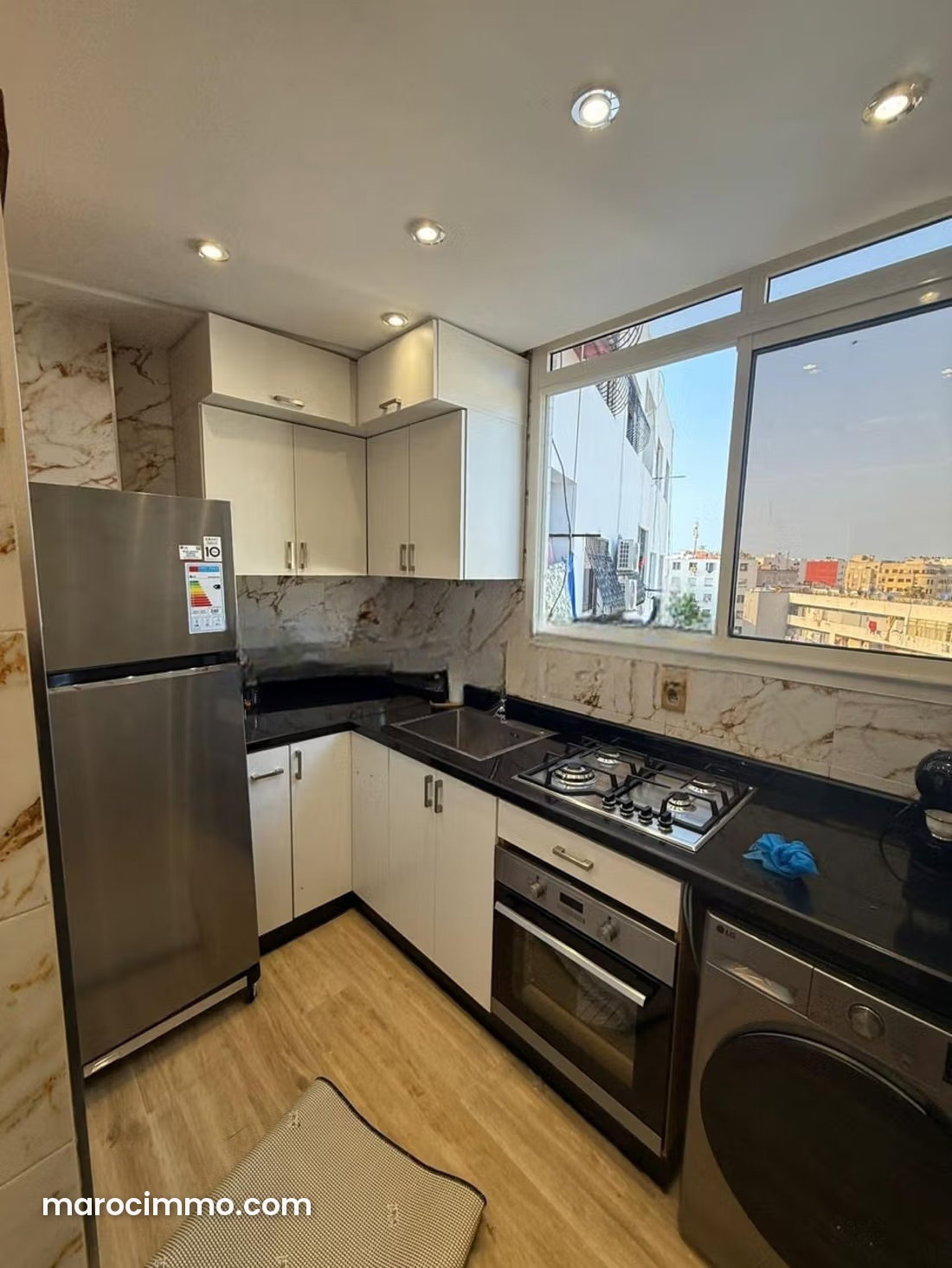 Furnished apartment in Kébibat, Rabat, bright and located on the 4th floor — Rabat