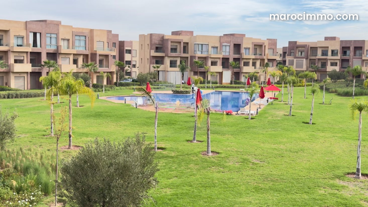 4-Room Apartment with Pool on Amezmiz Road, Marrakech — Marrakesh
