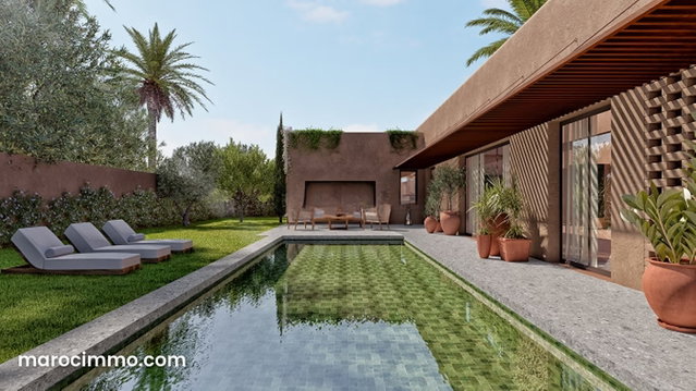 Villas haut standing à partir de 593 m² à 20 min du centre ville de Marrakech — 4