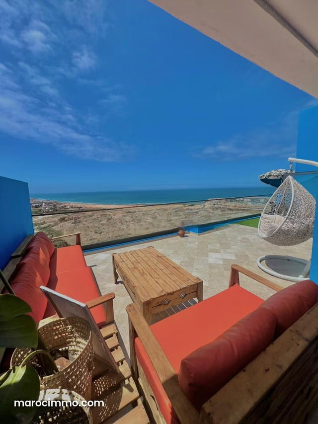 Superbe Appartement en vente vue sur Mer Tamraght — Aourir