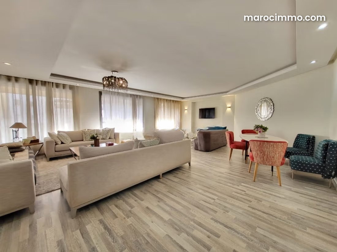180 m² Furnished Apartment for Rent, Gauthier, Casablanca — Casablanca