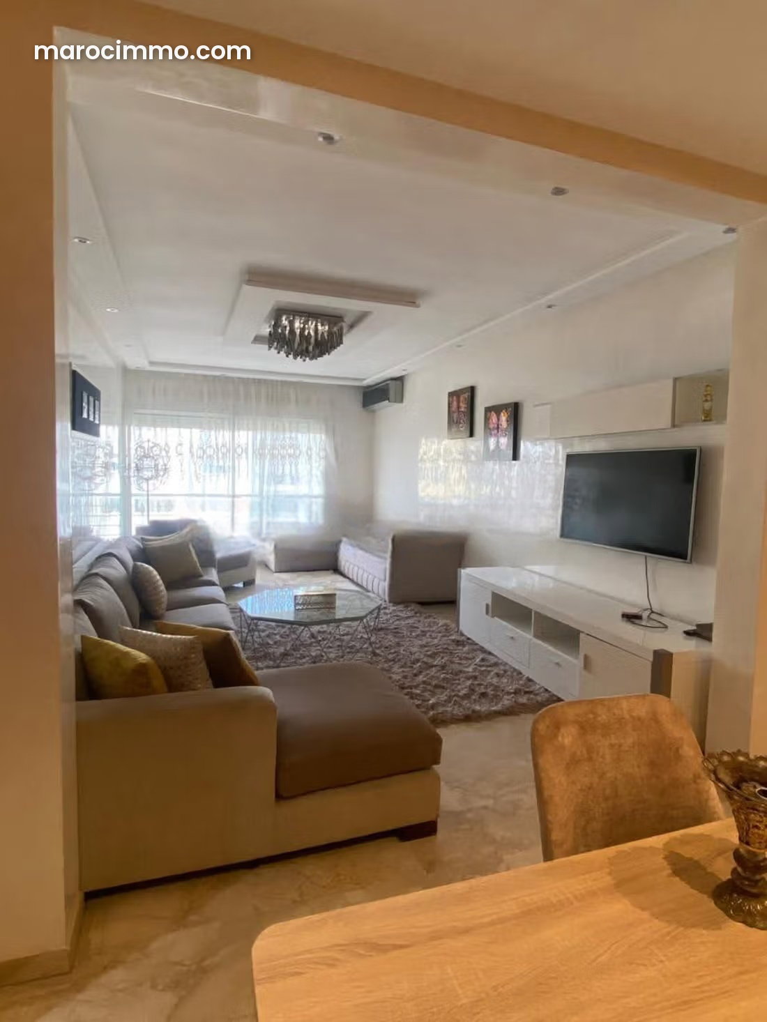Furnished 120 sqm Apartment for Rent in Racine, Casablanca — Casablanca