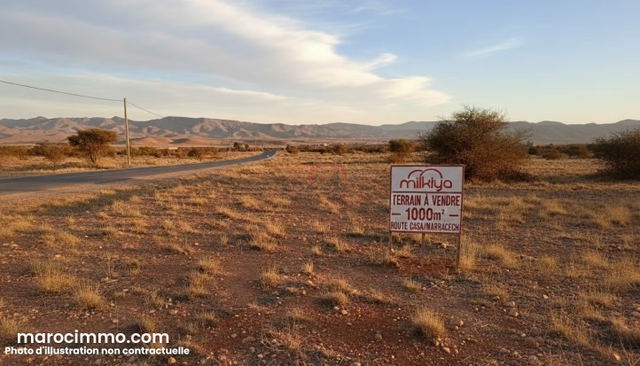 Vente Terrain nu à route de casablanca — Marrakech