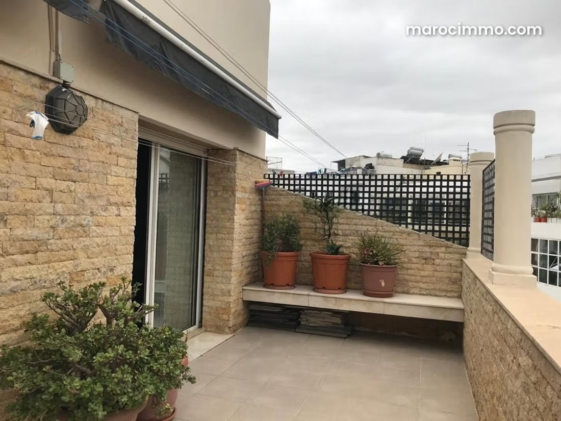 267 sqm duplex, 4 bedrooms and terraces, Racine, Casablanca — Casablanca
