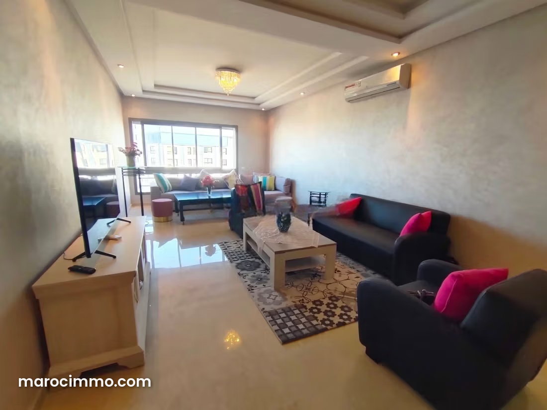 Furnished 100 m² Apartment, 2 Bedrooms, Oasis, Casablanca — Casablanca