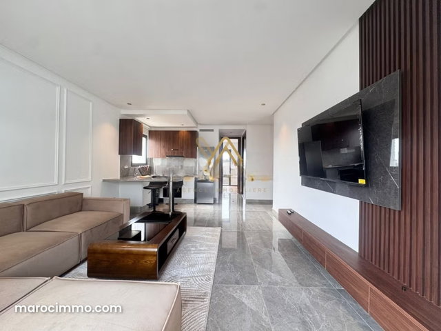 Superbe appartement à louer à Casablanca Finance City. 1 belle chambre. Bien meublé — 4
