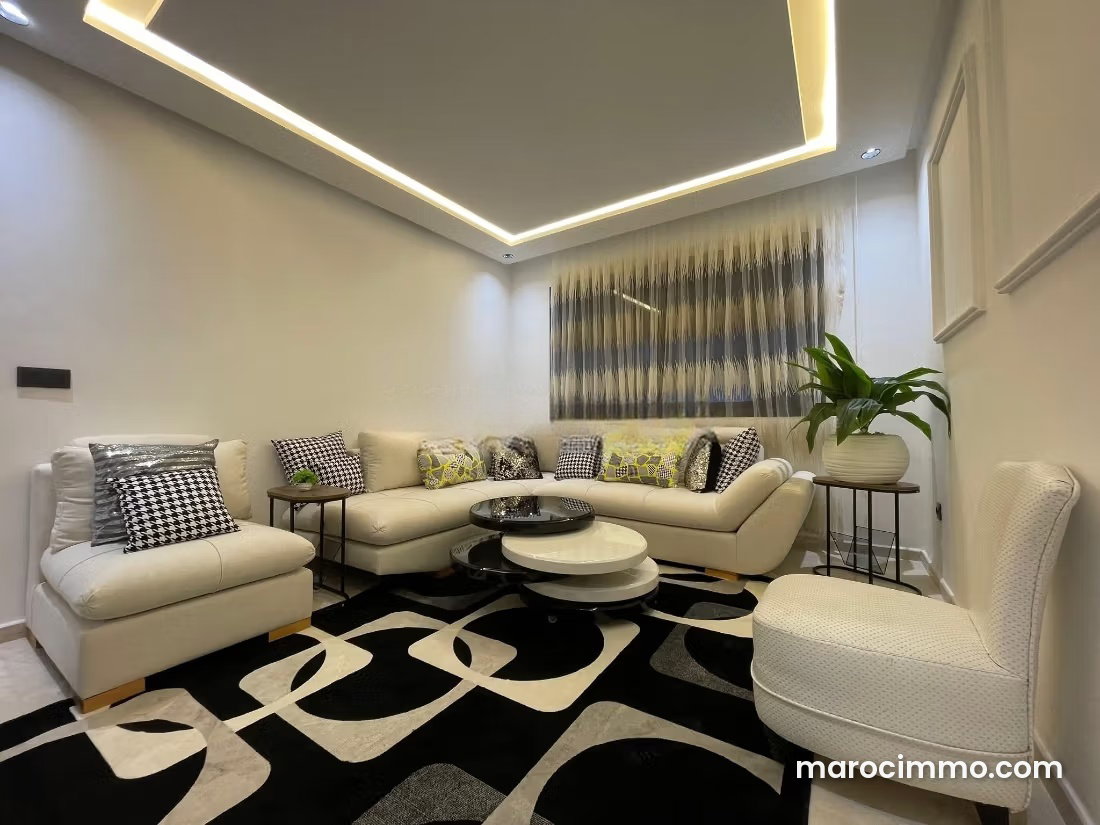 Furnished 1-Bedroom Apartment for Rent in Ferme Bretonne, Casablanca — Casablanca