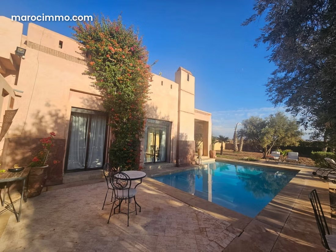 Villa 130 m² avec piscine et grand jardin, Route de Fès, Marrakech — Marrakech