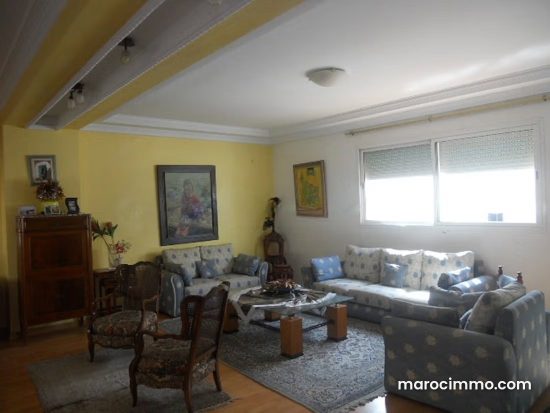 Furnished 170 sqm Apartment in Palmier, Casablanca – 7th Floor — Casablanca