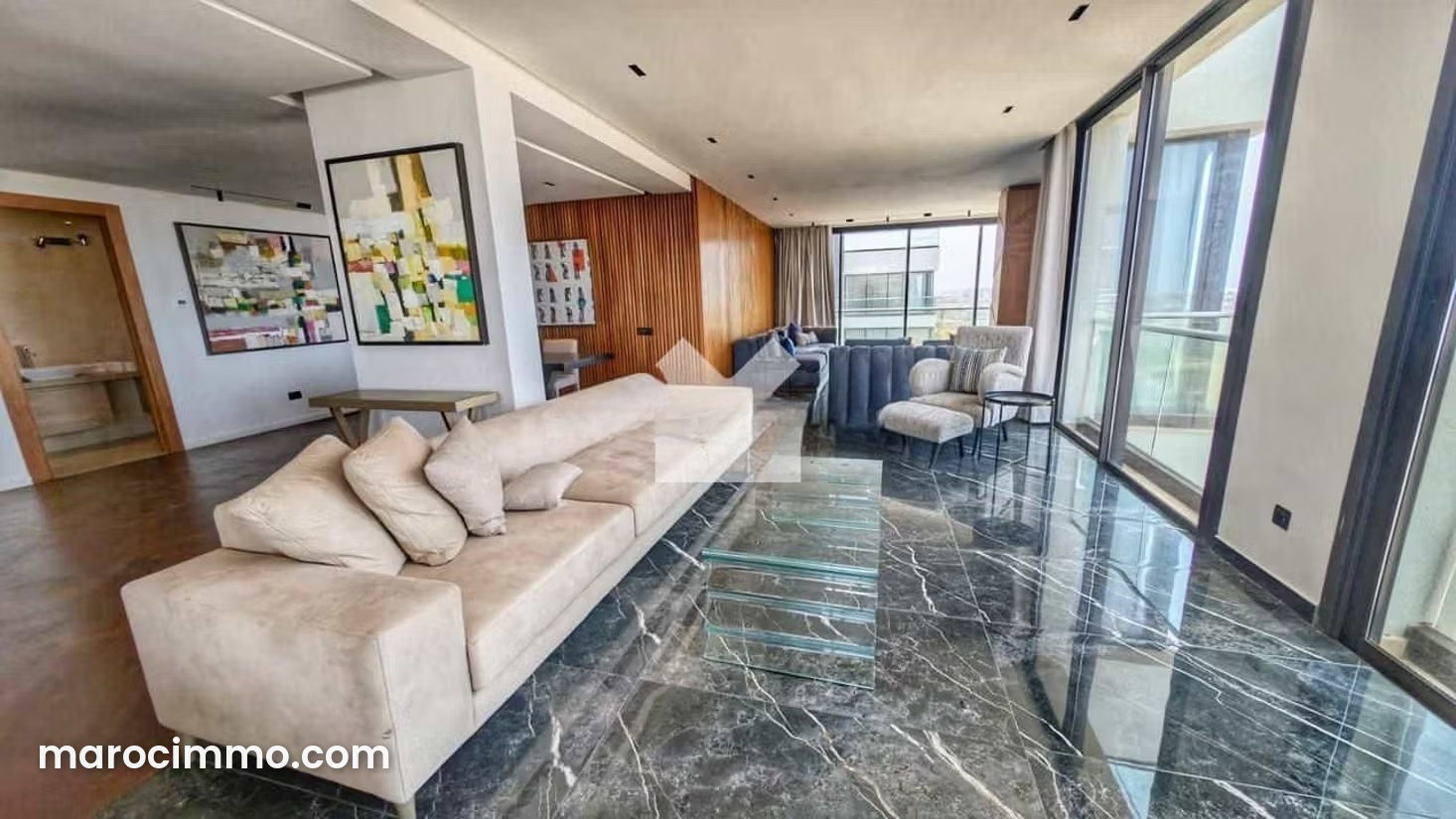 Appartement 318 m², dernier étage, Aïn Diab, Casablanca — Casablanca