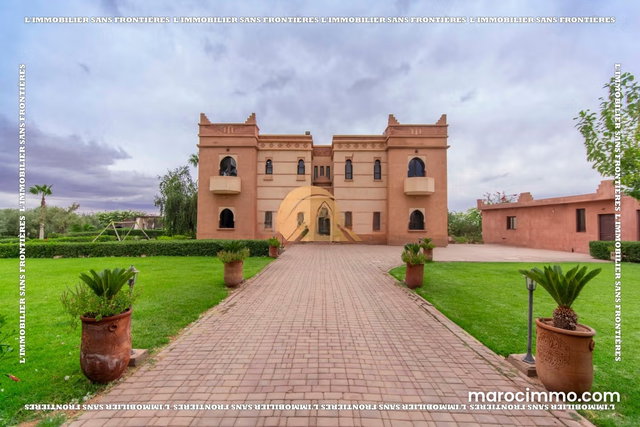 Maison d’hôtes meublée avec VNA à vendre à Route de Ouarzazate Km 35,480 m², Marrakech — 2