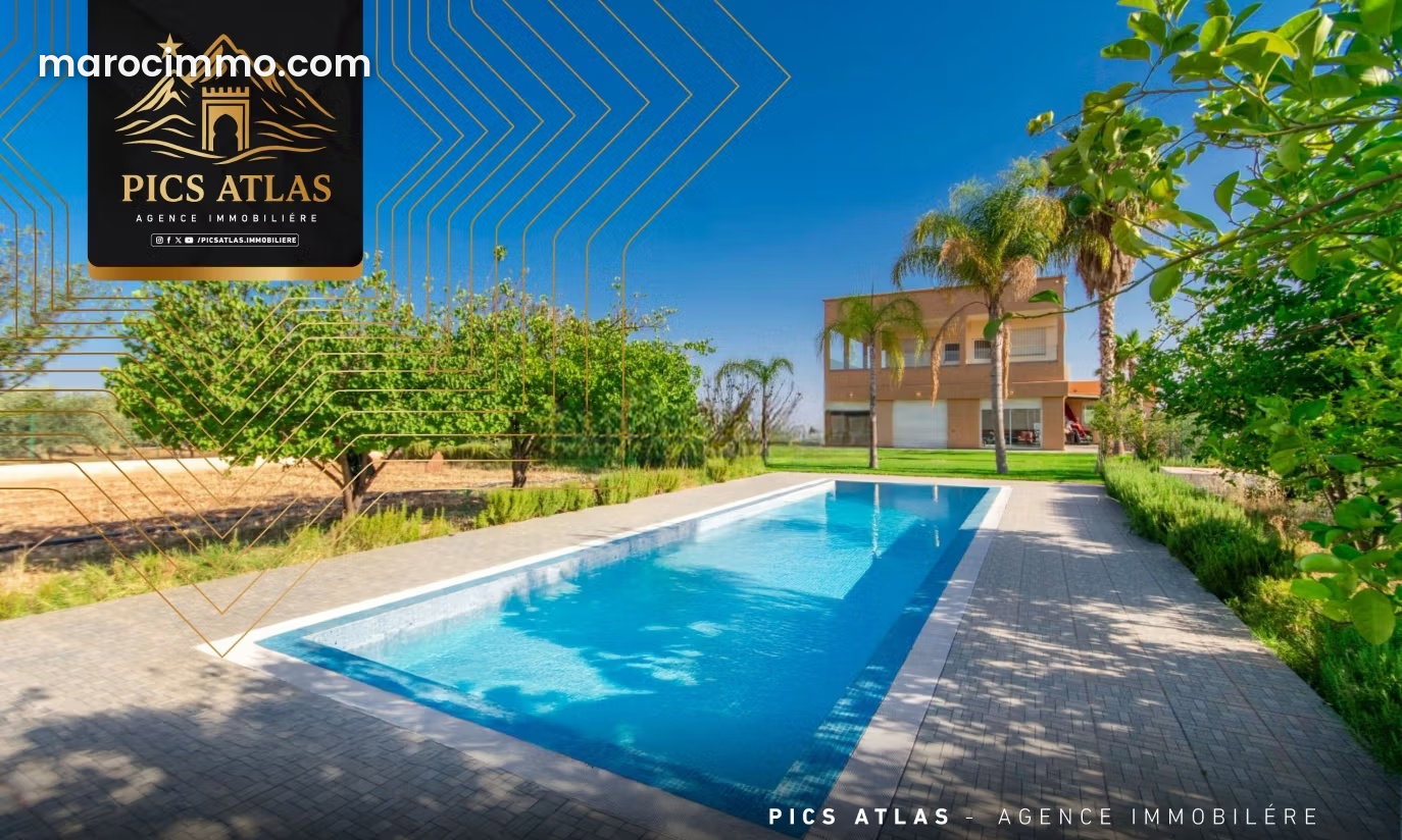 Villa 600 m² sur 2,6 hectares, Sidi Abdellah Ghiat, Marrakech — Marrakech